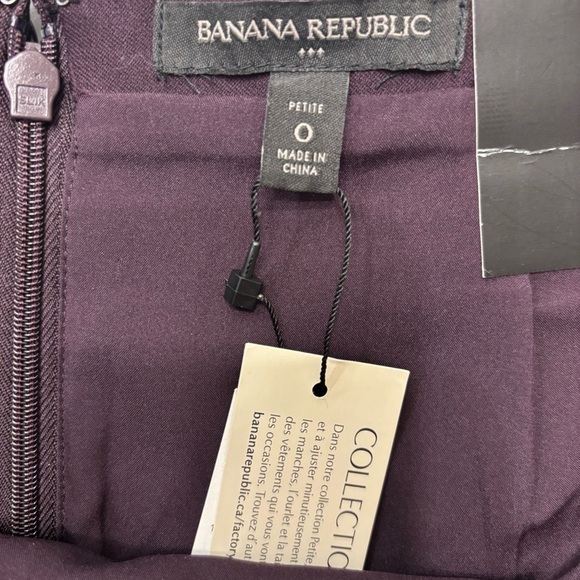 NWT Banana Republic Purple Pencil Skirt - Picture 3 of 7